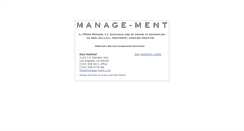 Desktop Screenshot of manage-ment.com